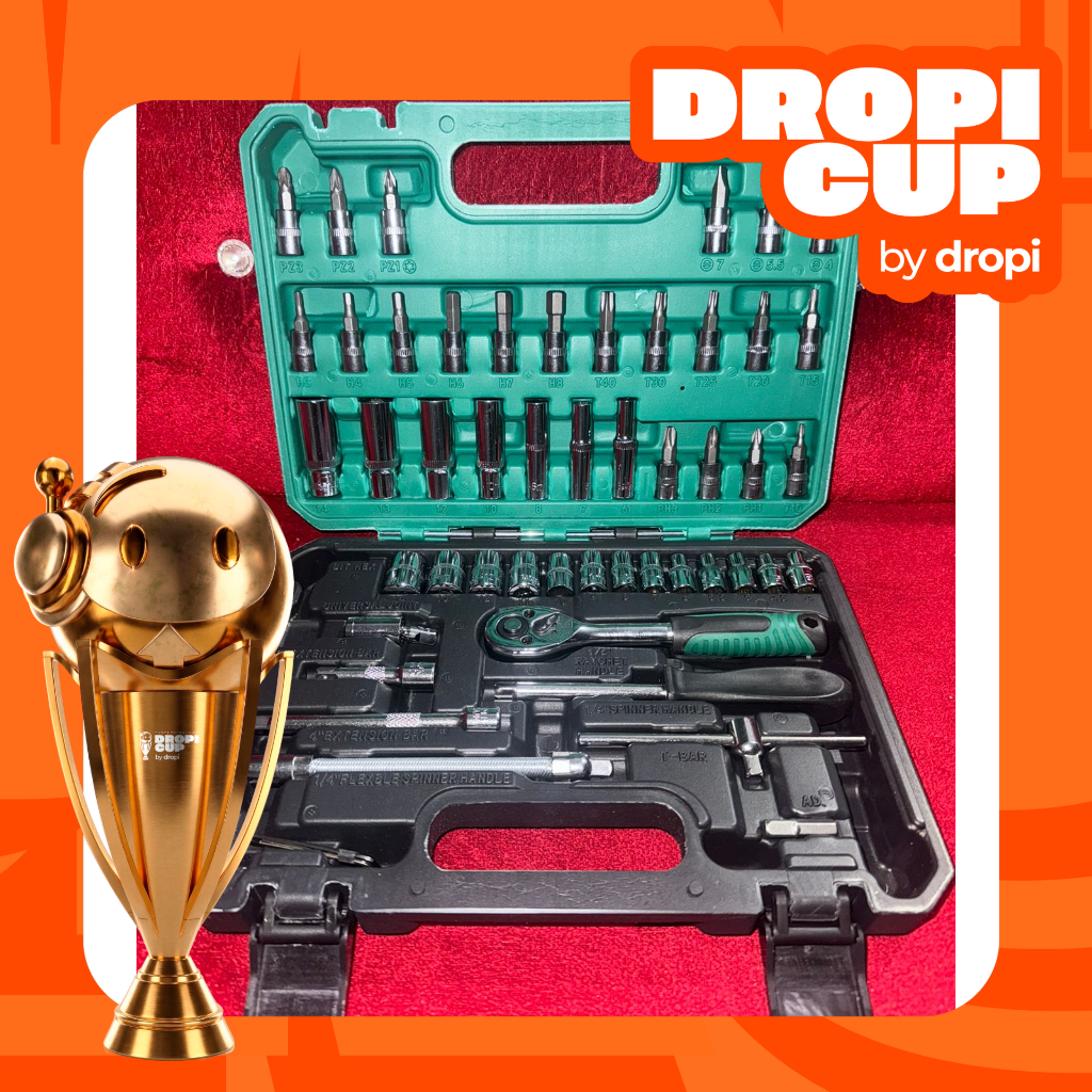 SET DE RATCHET 53PCS DROPI CUP